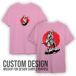 Custom Pink T-Shirt – Local Asian Size