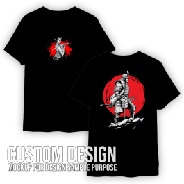 Custom Black T-Shirt – US Size