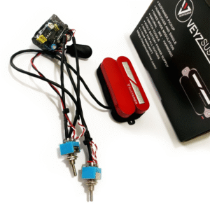 Red Sustainer Humbucker Style Sustainiac Stealth Pro Doble Driver Model