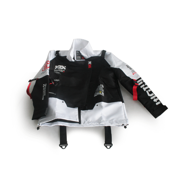 Windproof Japanese Techwear Parka Jacket - HYPER ZERO TECHRACER - WHITE