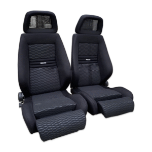 Racing Seat Universal Model LX Suede Pattern JDM Pair Left Right
