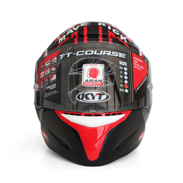 KYT Full Face TT-Course Top Gun Maverick Air Brush - Image 2