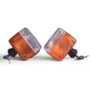 Pair of Front Turn Signal Lights for Toyota Landcruiser Hardtop FJ40 BJ40