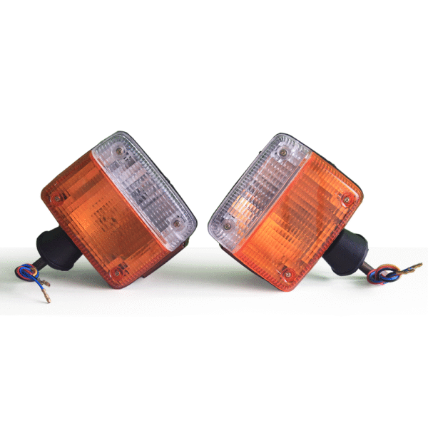 Pair of Front Turn Signal Lights for Toyota Landcruiser Hardtop FJ40 BJ40
