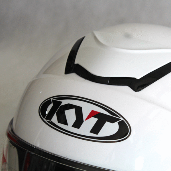 ⚝₅ KYT Half Face Kyoto Solid White - Image 5