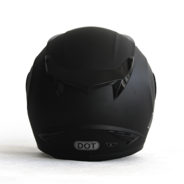 KYT Full Face R10 Solid Black - Image 4