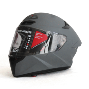 KYT Full Face TT Course Grey Solid