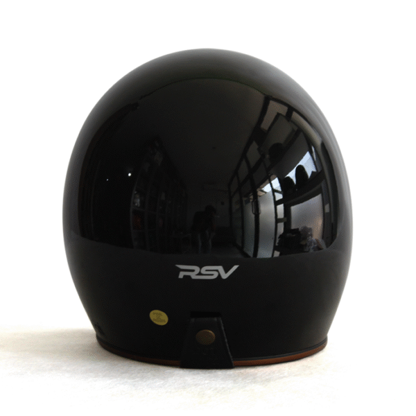 RSV Clasic Half Face plain black - Image 3