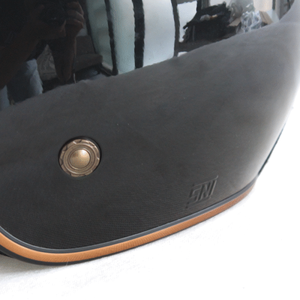 RSV Clasic Half Face plain black - Image 5