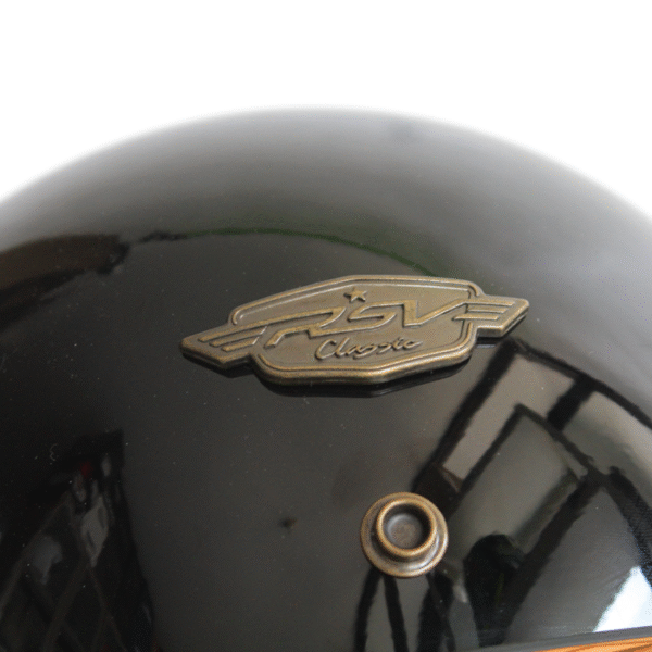 RSV Clasic Half Face plain black - Image 4