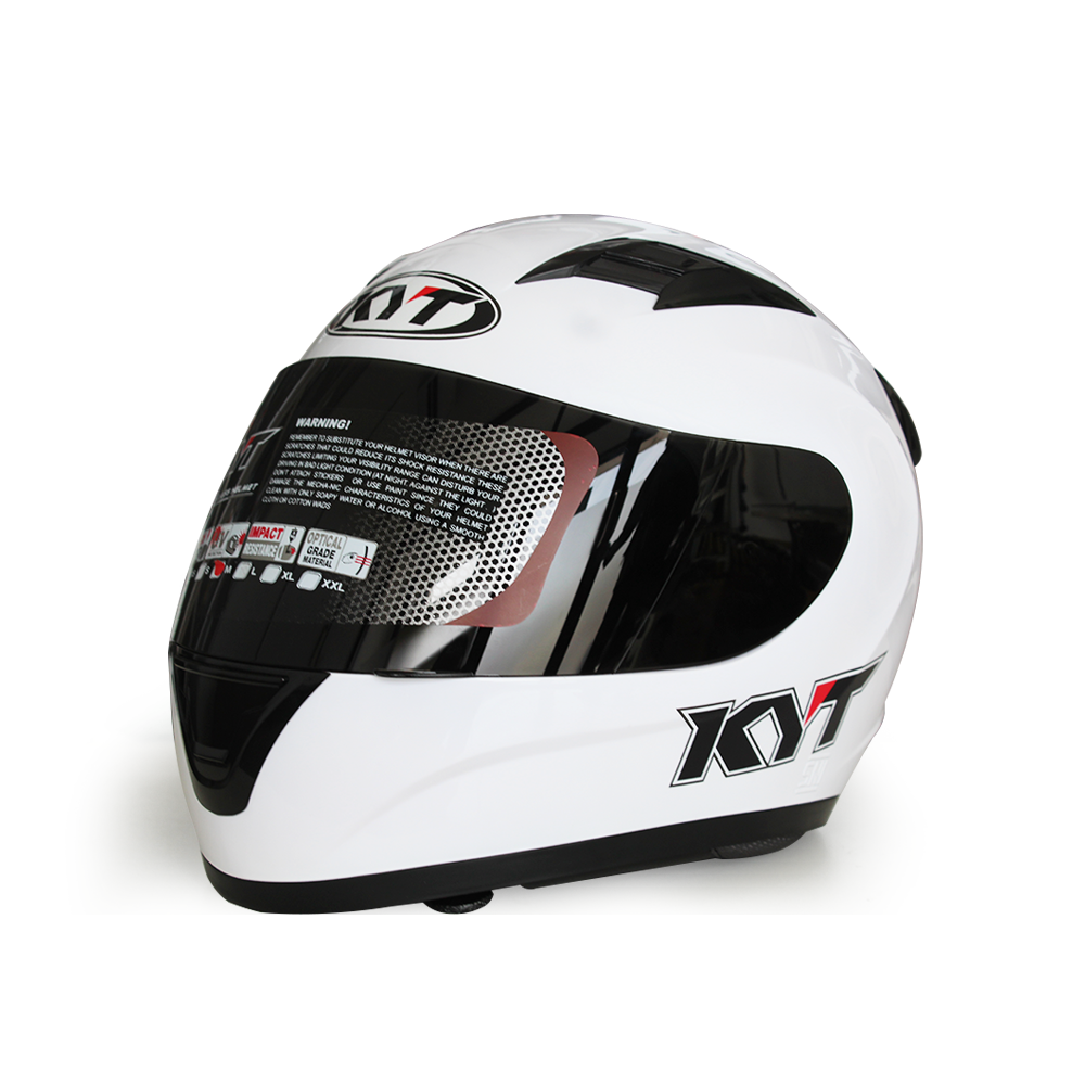 KYT R10 White Solid Color for Motorcycle Helmet