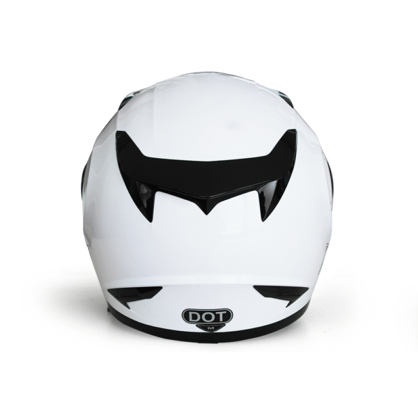 KYT R10 White Solid Color for Motorcycle Helmet - Image 3