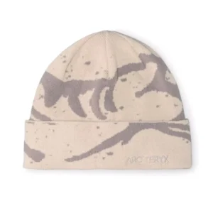 Arc'teryx Grotto Toque Beanie Wool Blend Hat Beige Grey NWOT