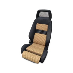 Racing Seat LX Universal Brown Tartan NET Pattern JDM Pair Left Right