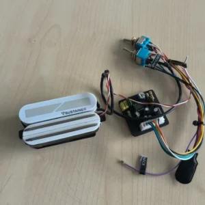 Sustainer Pickup 3 Mode Humbucker White