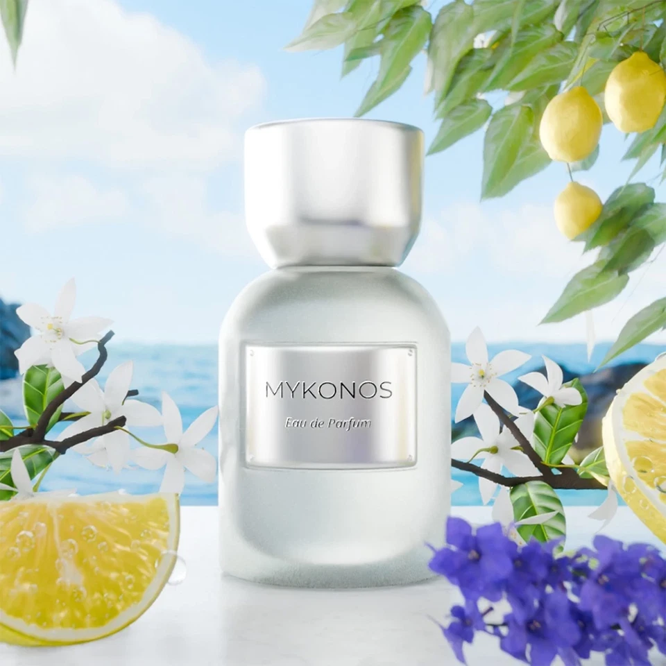 Mykonos Slow Living Extrait de Parfum 50ml Citrus Woody Fresh Unisex Perfume