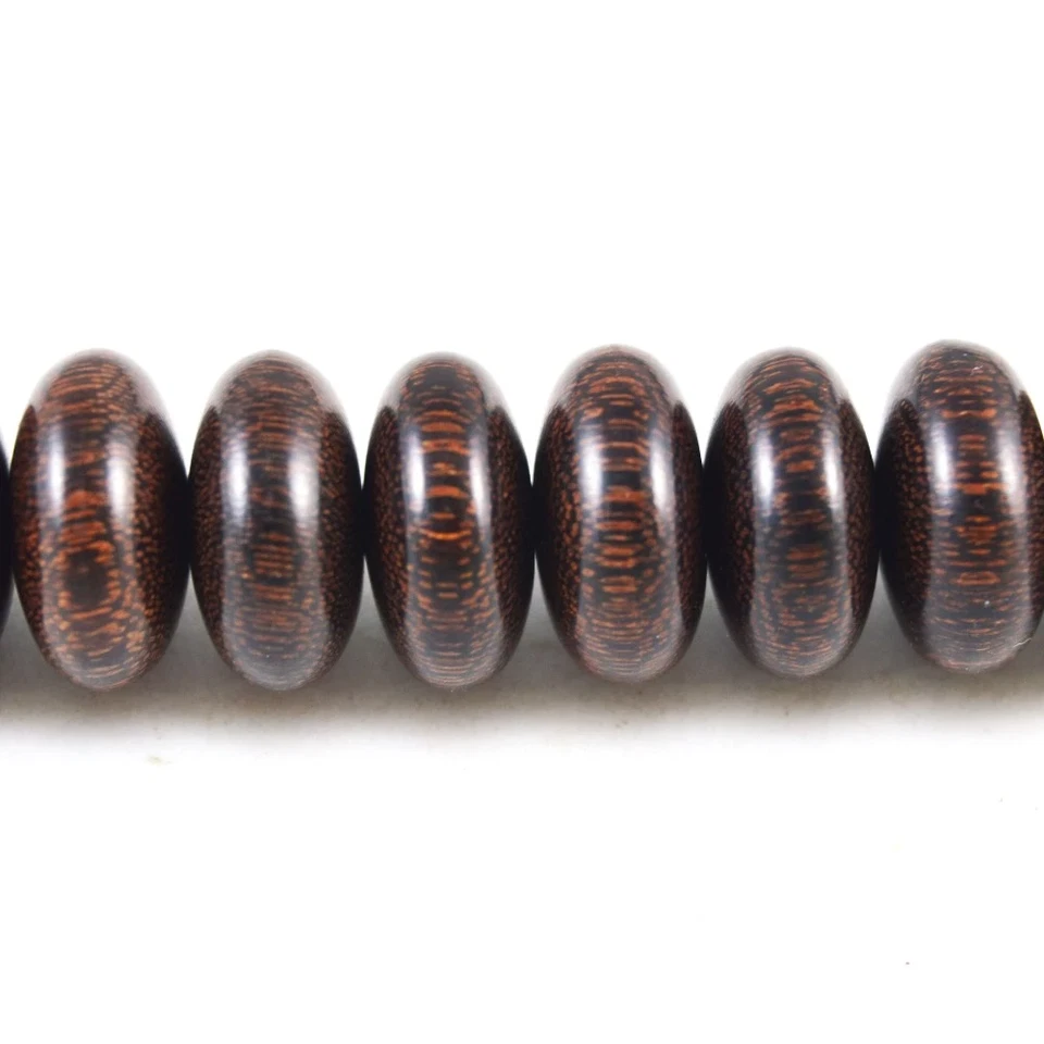 Limited Edition Large 15mm x 08mm Tamarind Wood Handmade Sufi Tijani Prayer bead - Image 3